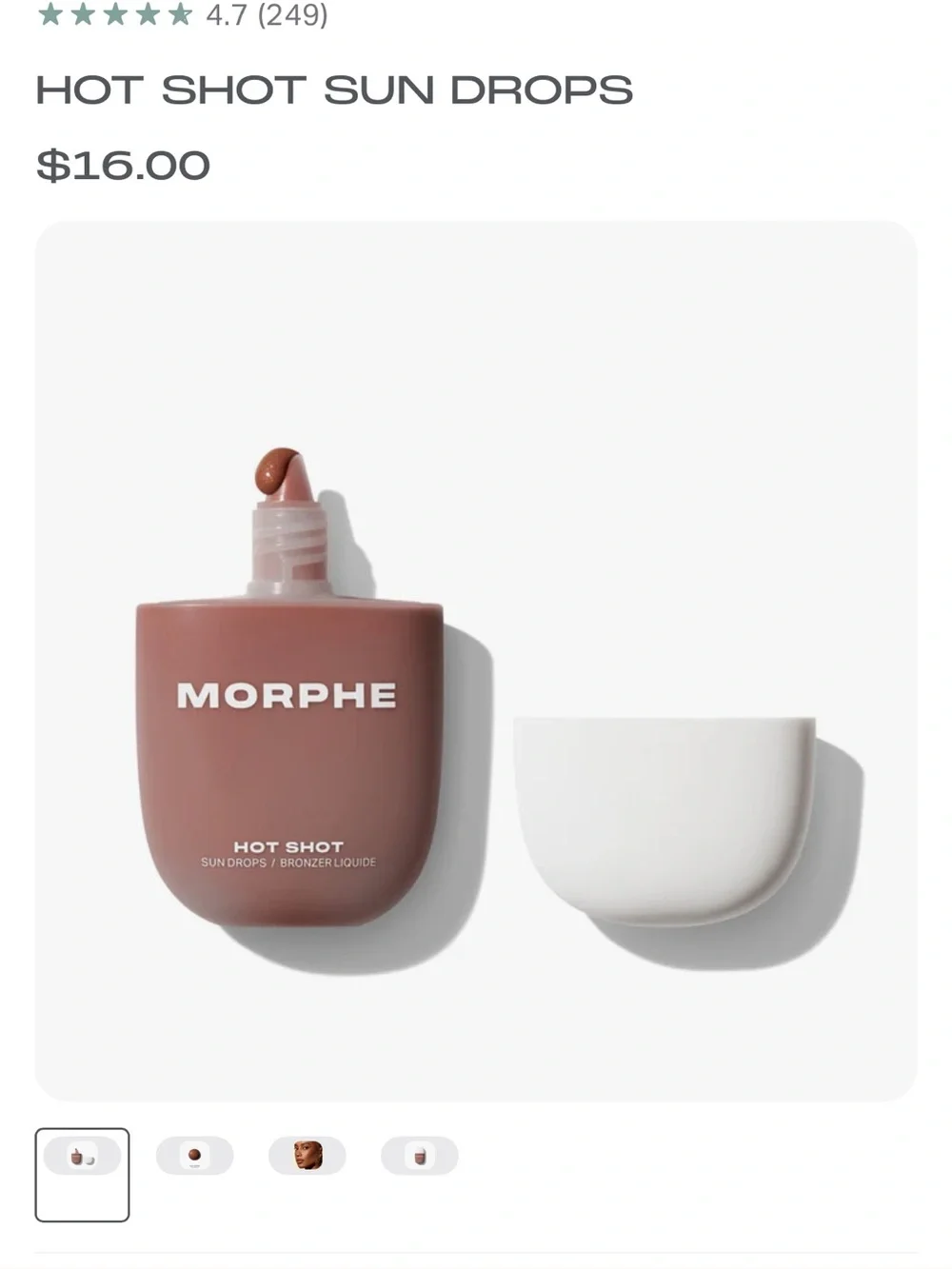 Morphe Hot Shot Liquid Bronzer - Sun Siren